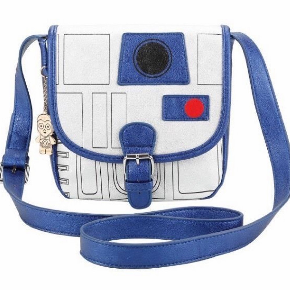 Star Wars R2-D2 Metallic Mini Saddlebag Crossbody